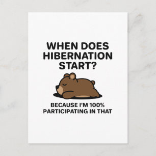 Carte Postale Hibernation