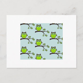 Carte postale hibou