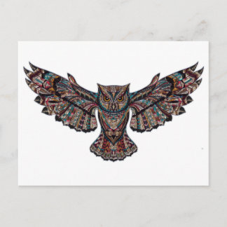 Carte Postale Hibou