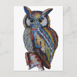 Carte Postale Hibou