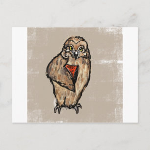 Carte Postale Hibou sage
