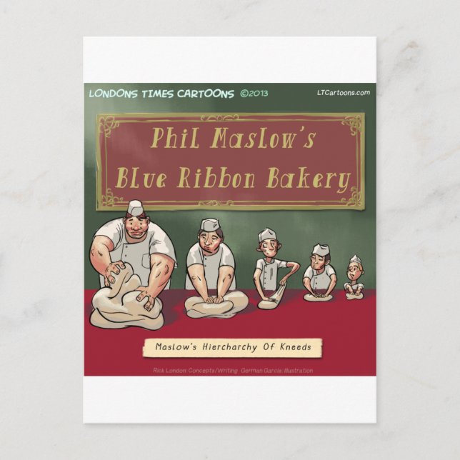 Carte Postale Hiérarchie des besoins de Maslow (Devant)