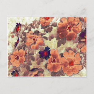 Carte Postale Hiérarchies Rose vintage
