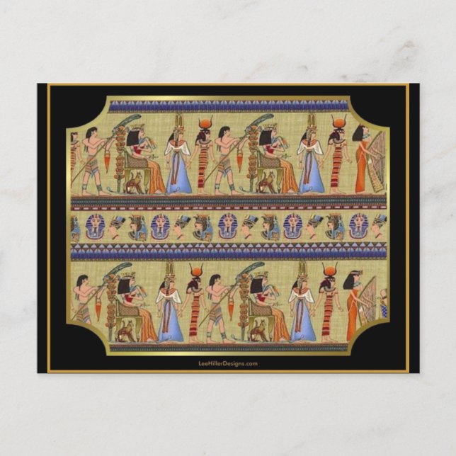 Carte Postale Hiéroglyphes égyptiens série II cadeaux de vêtemen (Devant)