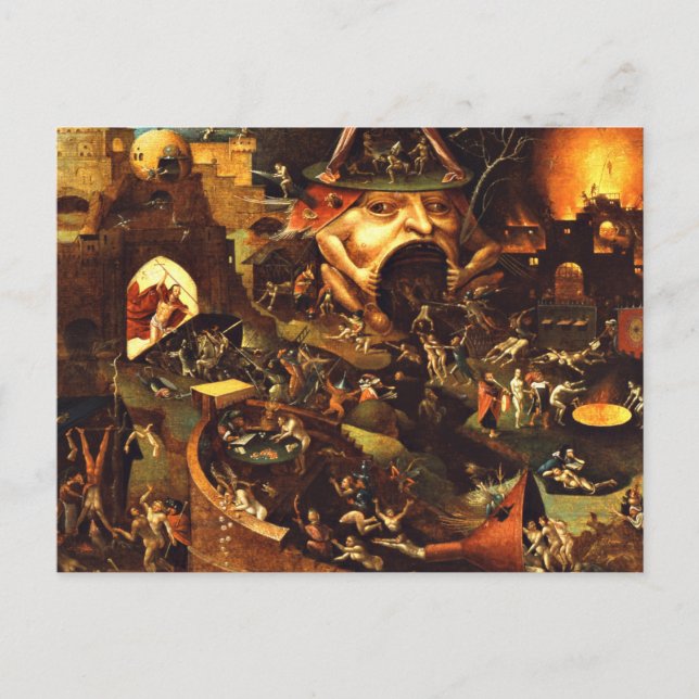 Carte Postale Hieronymus Bosch Christ dans Limbo (Devant)