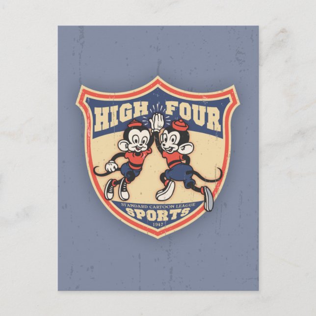 Carte Postale High Four Sports (Devant)