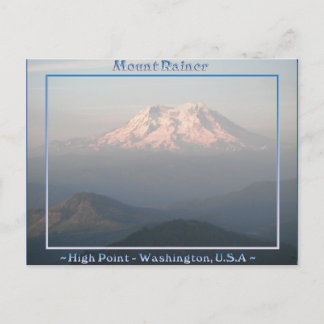 Carte Postale HIGH POINT Mount Rainier Washington