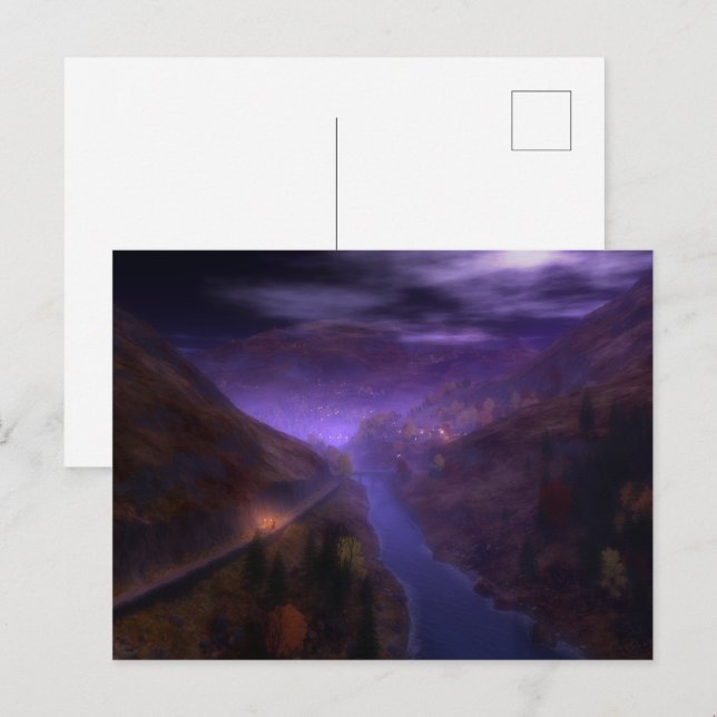 Carte postale Highland Home Lights (Devant / Derrière)