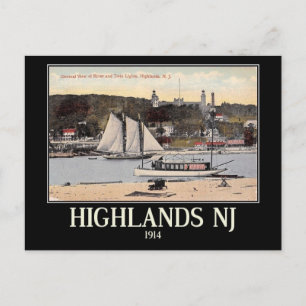 Carte Postale Highlands, New Jersey, Vintage