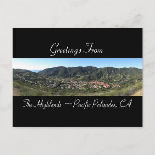Carte postale Highlands_Pacific Palisades Panorama