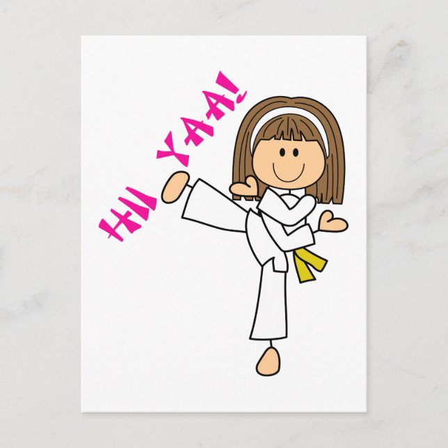 Carte Postale Hii Yaa Karate (Devant)