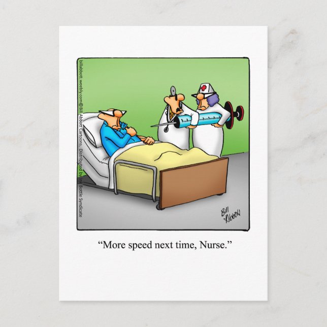 Carte postale Hilarious Get Well Humour (Devant)