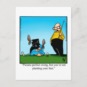 Carte postale Hilarious Golf Humour