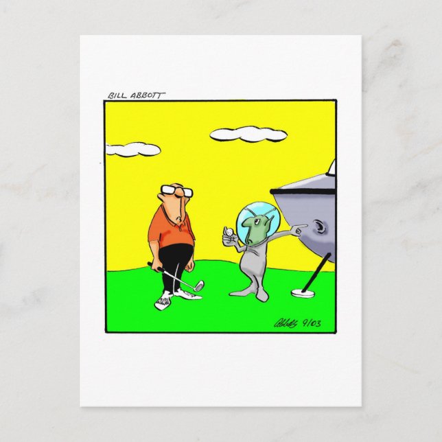 Carte postale Hilarious Golf Humour (Devant)
