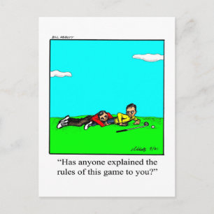 Carte postale Hilarious Golf Humour