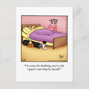 Carte postale Hilarious Golf Humour