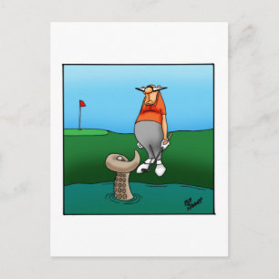 Carte postale Hilarious Golf Humour