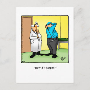 Carte postale Hilarious Golf Humour