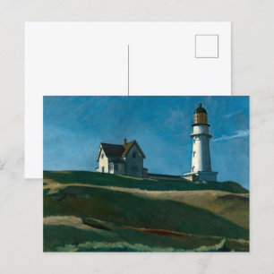 Carte Postale Hill Lighthouse Edward Hopper