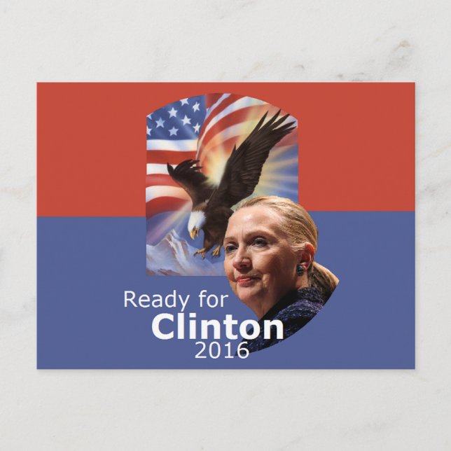 Carte postale Hillary 2016 (Devant)