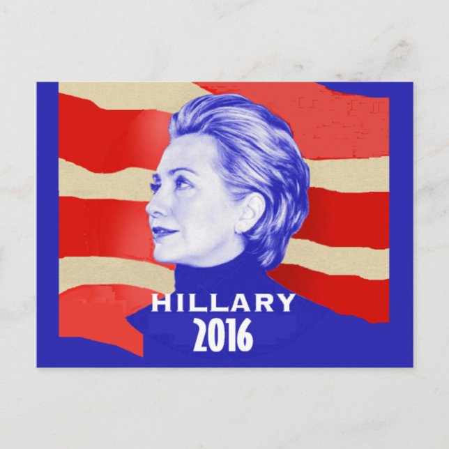 Carte postale Hillary 2016 (Devant)