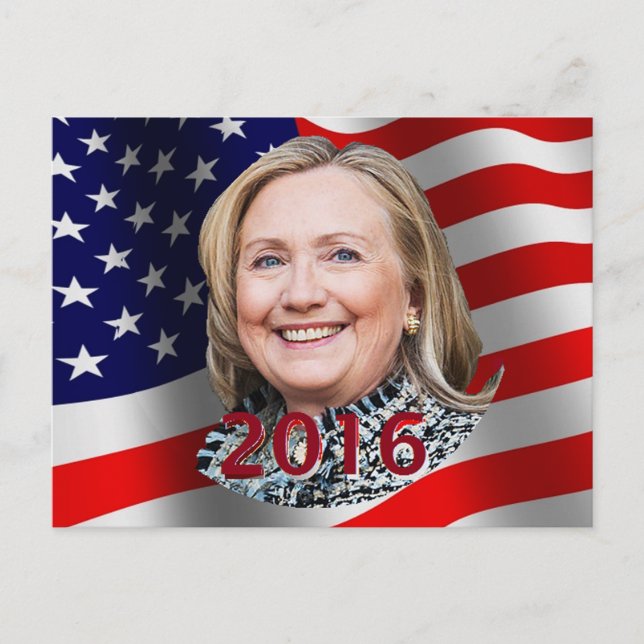 Carte postale Hillary 2016 (Devant)