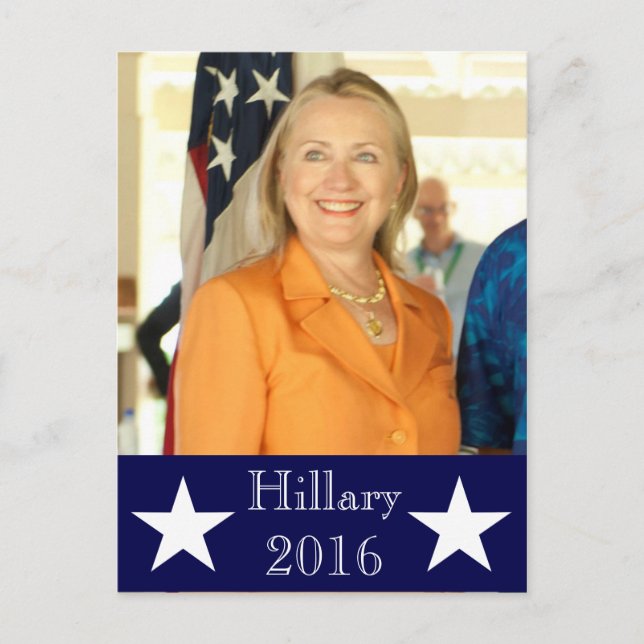 Carte Postale Hillary 2016 (Devant)