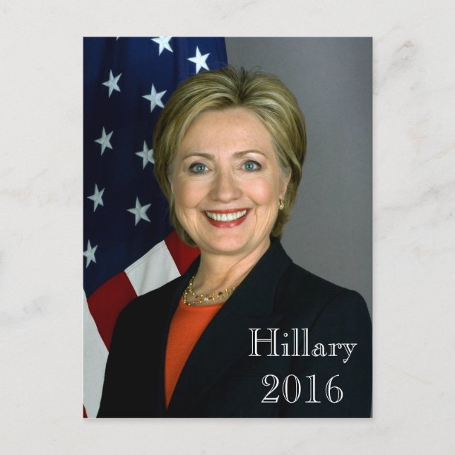 Carte Postale Hillary 2016 (Devant)