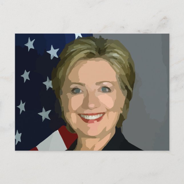 Carte Postale hillary clinton (Devant)