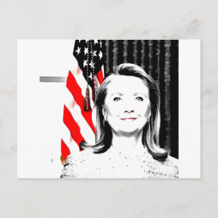 Carte Postale Hillary Clinton 2016