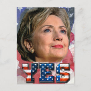Carte Postale Hillary Clinton 2016