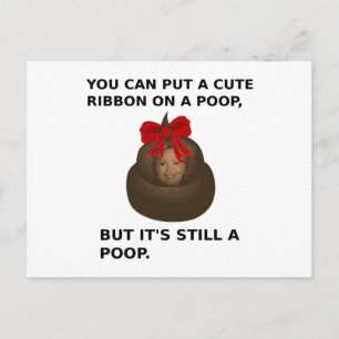 Carte Postale Hillary Poop