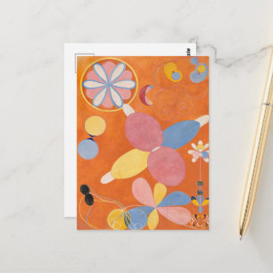 Carte Postale Hilma Af Klint, Le Dix Plus Grand No4, Art Abstrai