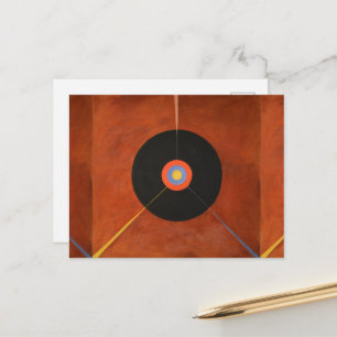 Carte Postale Hilma Af Klint, Le Swan No.18, Art Abstrait