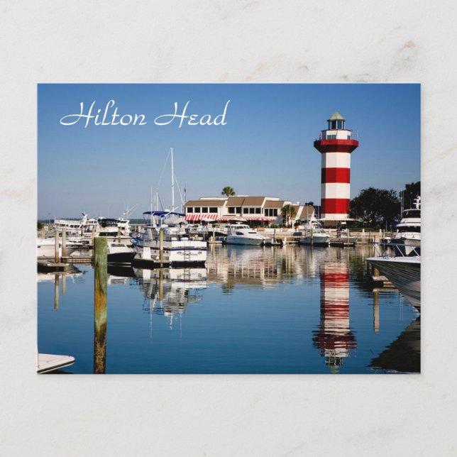 Carte postale Hilton Head, SC Harbour Town Lightho (Devant)