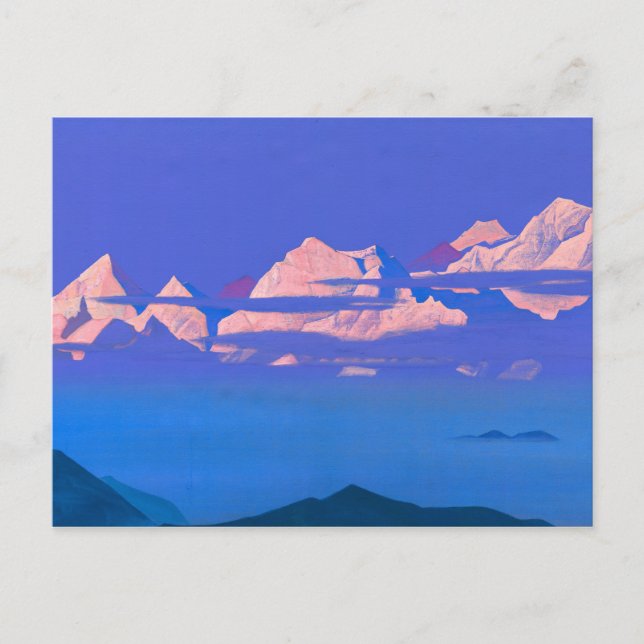 Carte Postale Himalaya, 1933 par Nicholas Roerich (Devant)
