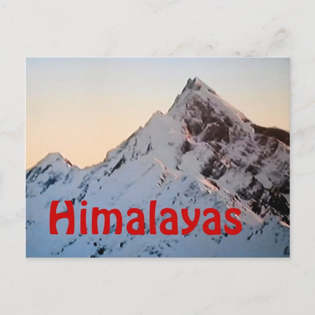 Carte postale Himalayas Everest (Devant)