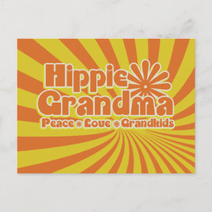 Carte Postale Hippie Grand