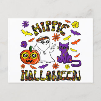 Carte postale Hippie Halloween