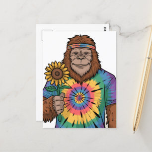 Carte Postale Hippie Sasquatch