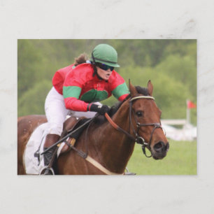 Carte postale Hippique