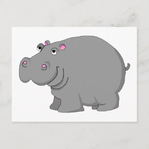 Carte Postale hippo