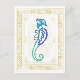 Carte Postale Hippocampe celtique