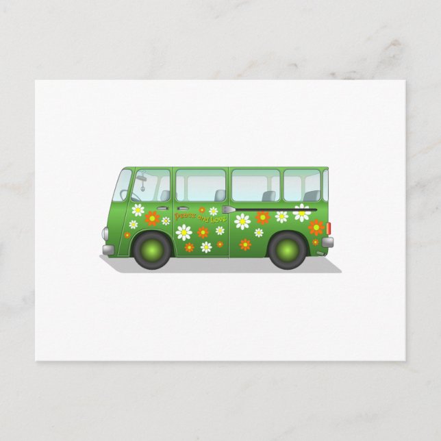 Carte Postale Hippy Van (Devant)