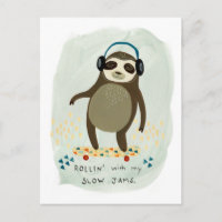Hipster Sloth | Rollin' Avec Mes Jams Lents
