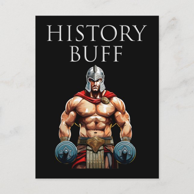 Carte Postale Histoire Buff Roman Centurion (Devant)
