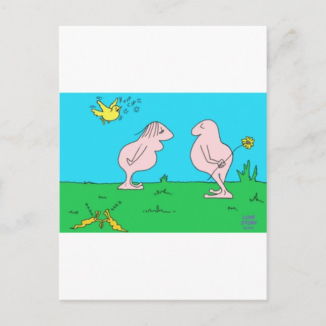 CARTE POSTALE HISTOIRE D'AMOUR 1 (Devant)