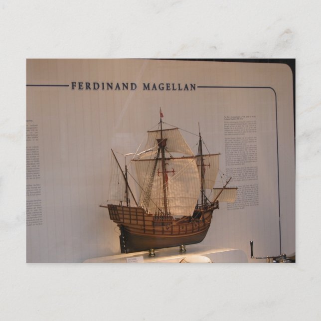 Carte Postale Histoire, Explorateurs, Ferdinand Magellan (Devant)