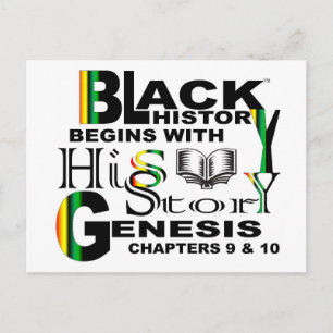 Carte Postale Histoire noire - Son histoire