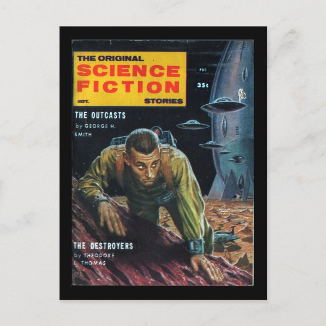 Carte Postale Histoires de science-fiction - 1958.09_Pulp Art (Devant)